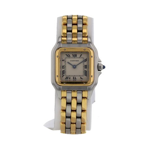 Cartier en or et acier Vers 1990...
