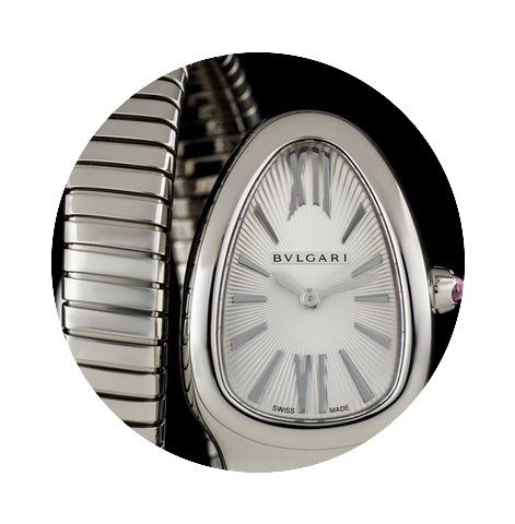 Bulgari Stainless Steel Serpenti Tubogas...