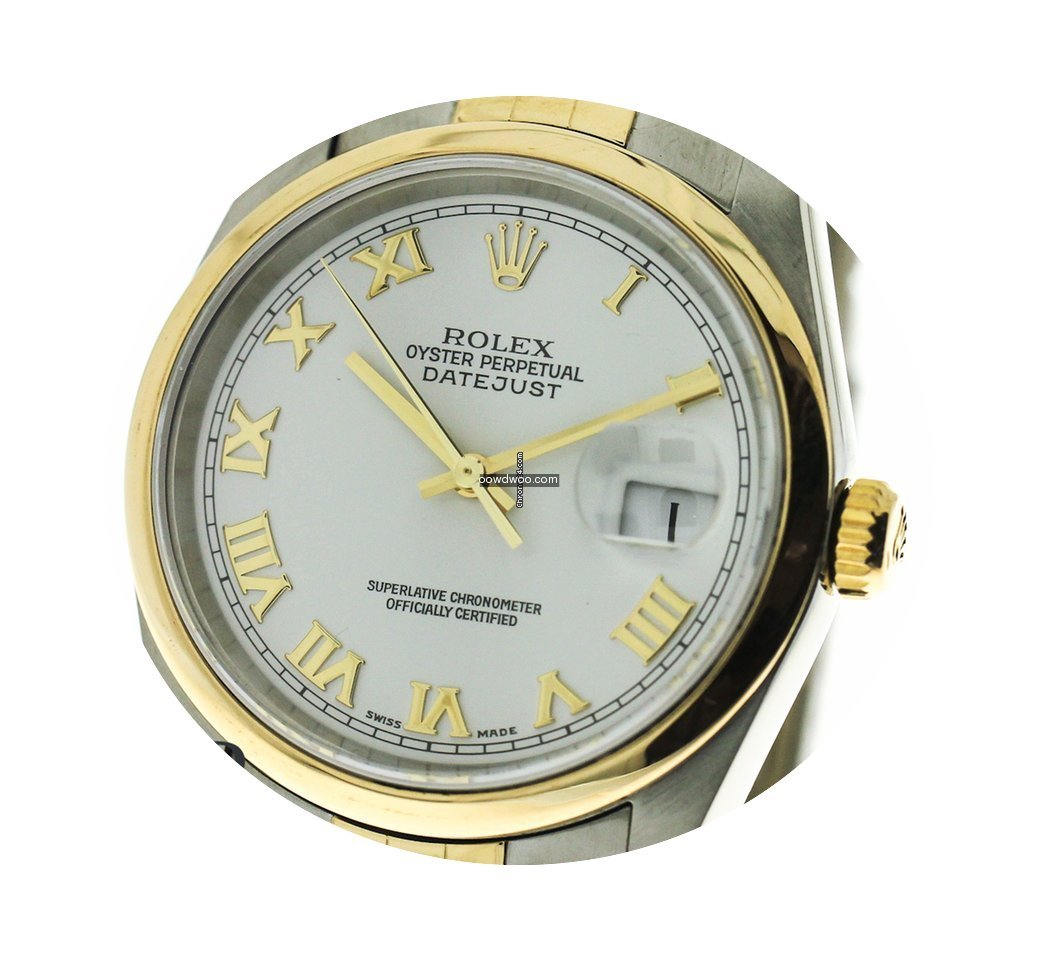 Rolex Datejust, Sahl & Gold 36mm, 2004 B...