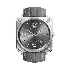 Bell & Ross BRS Officer Ruthenium...