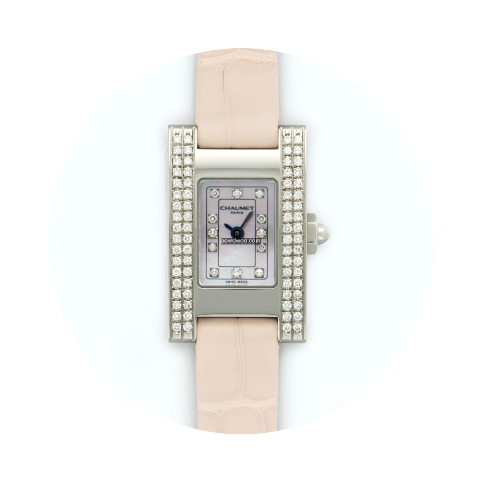 Chaumet Rectangular Diamond Watch...