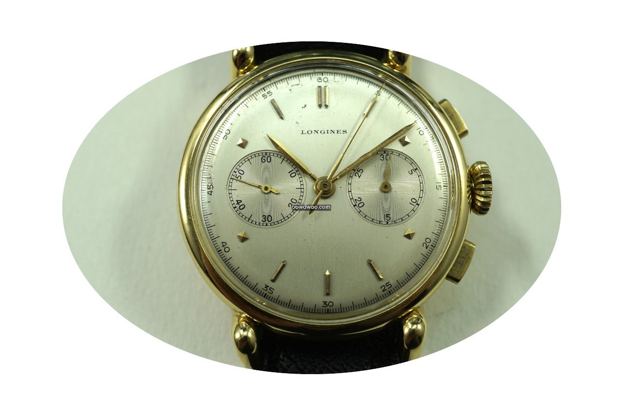 Longines Chronograph caliber 13 ZN 18k w...