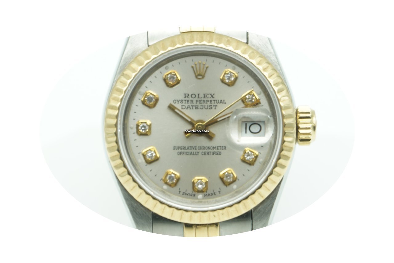 Rolex Lady-Datejust 26 two tone Diamond ...