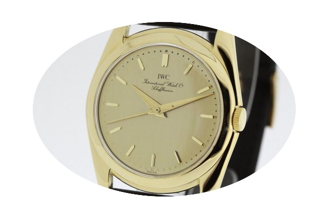 IWC 18 Karat Yellow Gold Vintage Watch R...