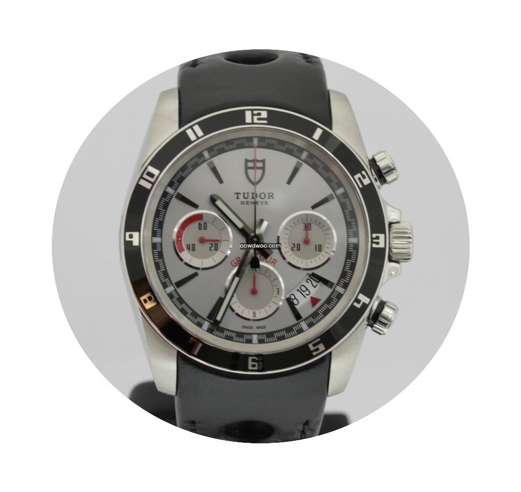 Tudor GRANTOUR CHRONOGRAPH WHITE DIAL BL...