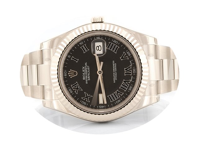 Rolex Datejust II 116334 Edelstahl Weiß...