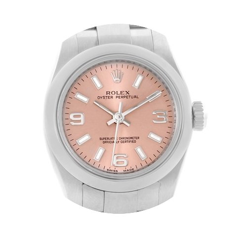 Rolex Nondate Ladies Salmon Dial Watch 1...