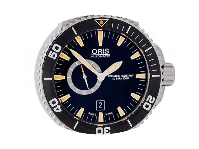 Oris Aquis Small Second Date Stahl Autom...