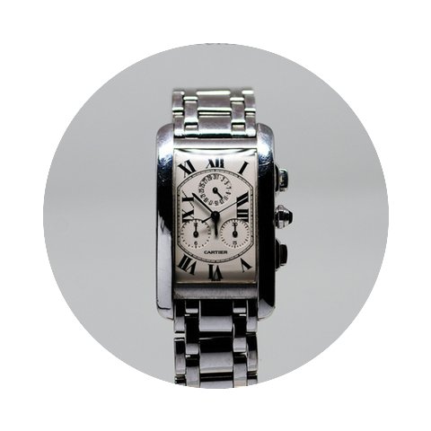 Cartier Tank Americaine Chronoreflex Lar...