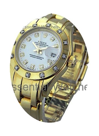 Rolex Used Lady''s YG Masterpiece with 1...