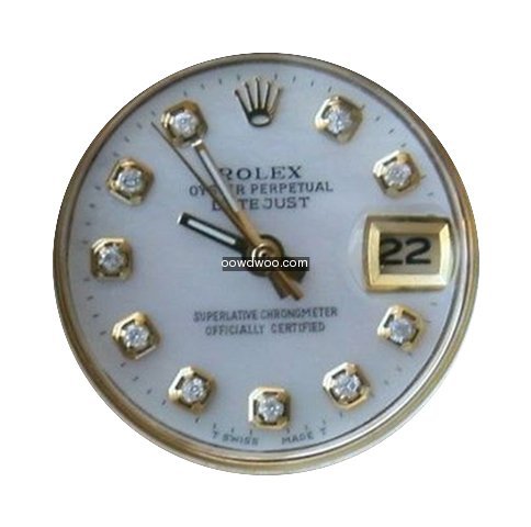 Rolex 18k Gold Datejust President Pearlm...