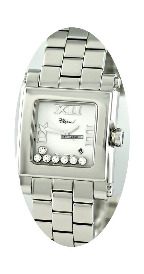Chopard Happy Sport Square Diamonds Quar...
