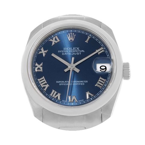 Rolex Midsize Datejust Blue Roman Dial L...