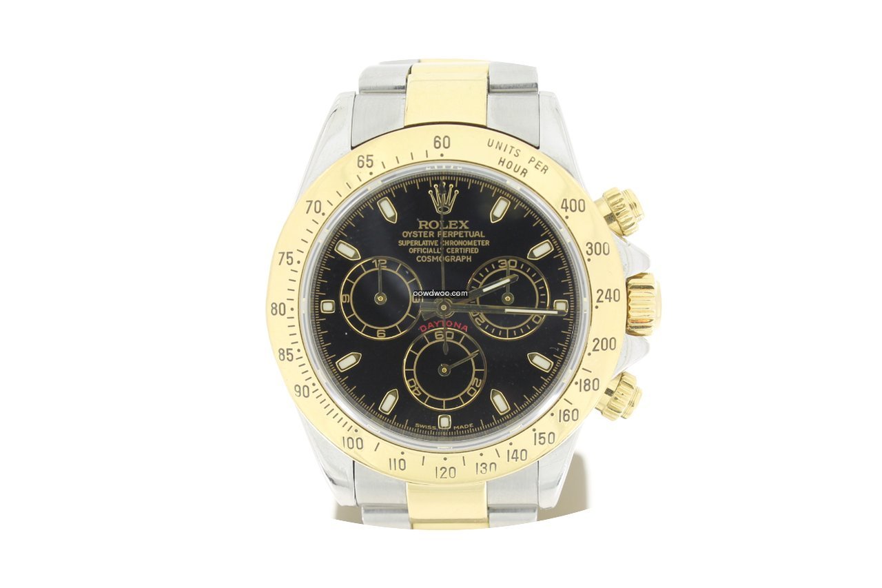 Rolex Daytona Cosmograph Steel/Gold Blac...