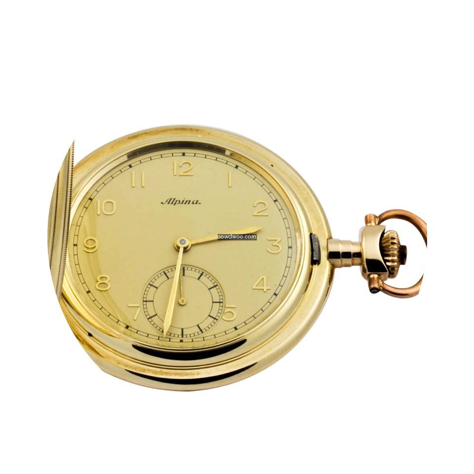 Alpina Taschenuhr 681326 handaufzug Gelb...