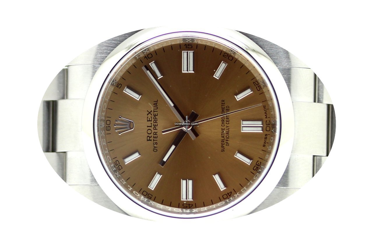 Rolex Oyster Perpetual Yellow Dial New...