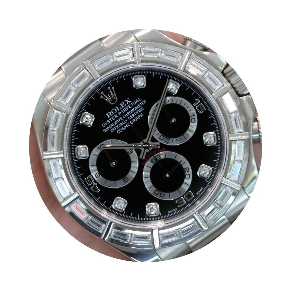 Rolex Daytona 116589 18k White Gold Blac...