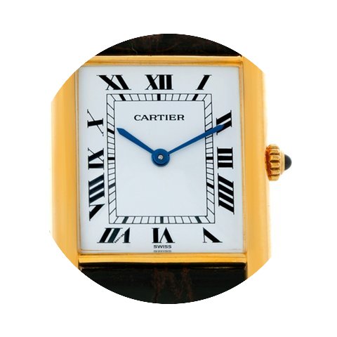 Cartier Tank Classic Paris 18k Yellow Go...