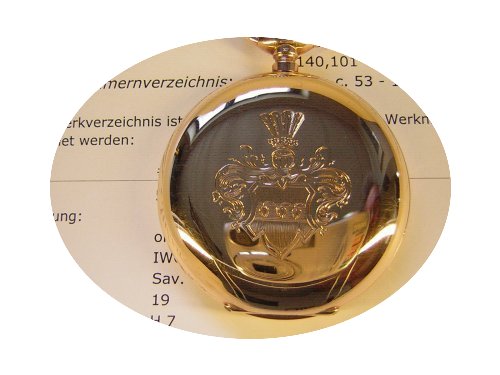 IWC Antimagnetic Savonnette in 14k Gold,...