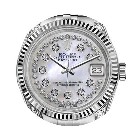 Rolex Men's Rolex 36mm Datejust White Mo...