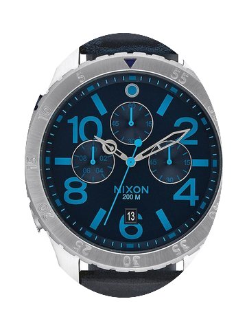 Nixon A363-2219 48-20 Chrono Leather Dar...
