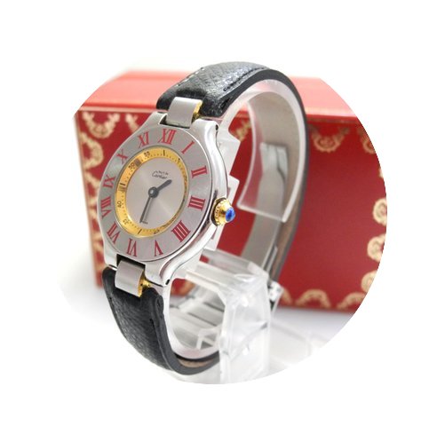 Cartier Must 21 Stahl /Gold...