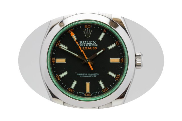 Rolex Milgauss Green Sapphire Crystal...
