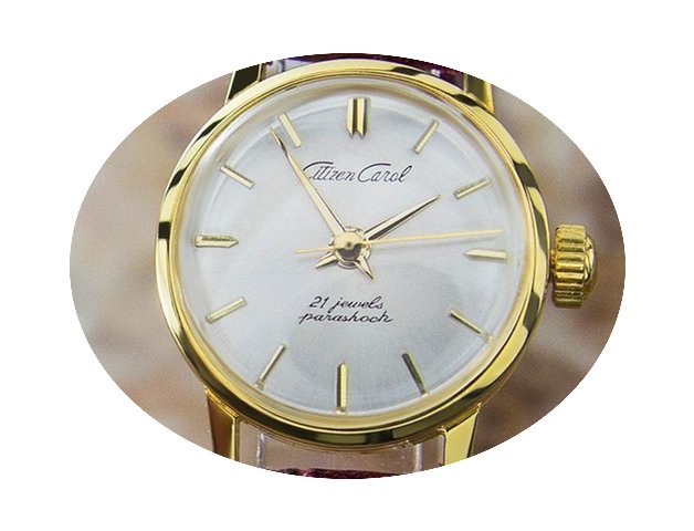 Citizen Carol Rare Vintage Gold Plated L...