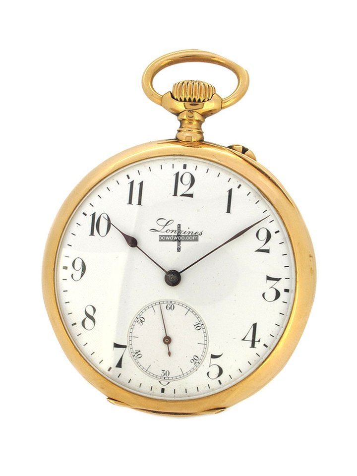 Longines 18K Gold Pocket Watch 5th Paris...