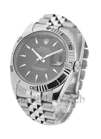 Rolex Used Men's Steel Turn O Graph 1162...