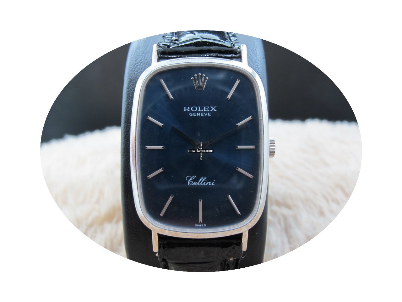 Rolex CELLINI 4113 18K White Gold with O...