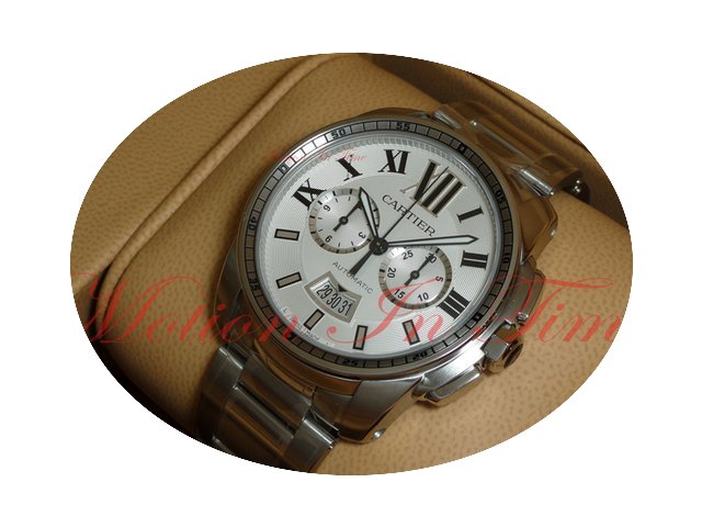 Cartier Calibre Chronograph Stainless St...