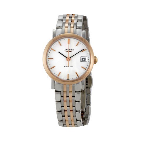 Longines Elegant Automatic White Dial La...