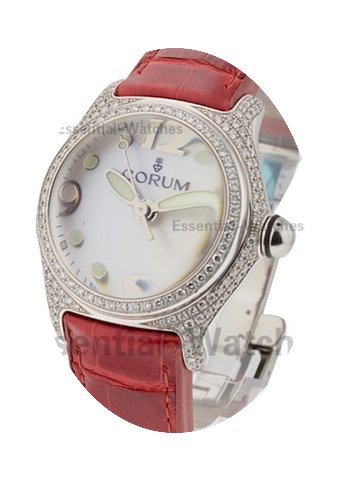 Corum Mid Size White Gold Bubble...