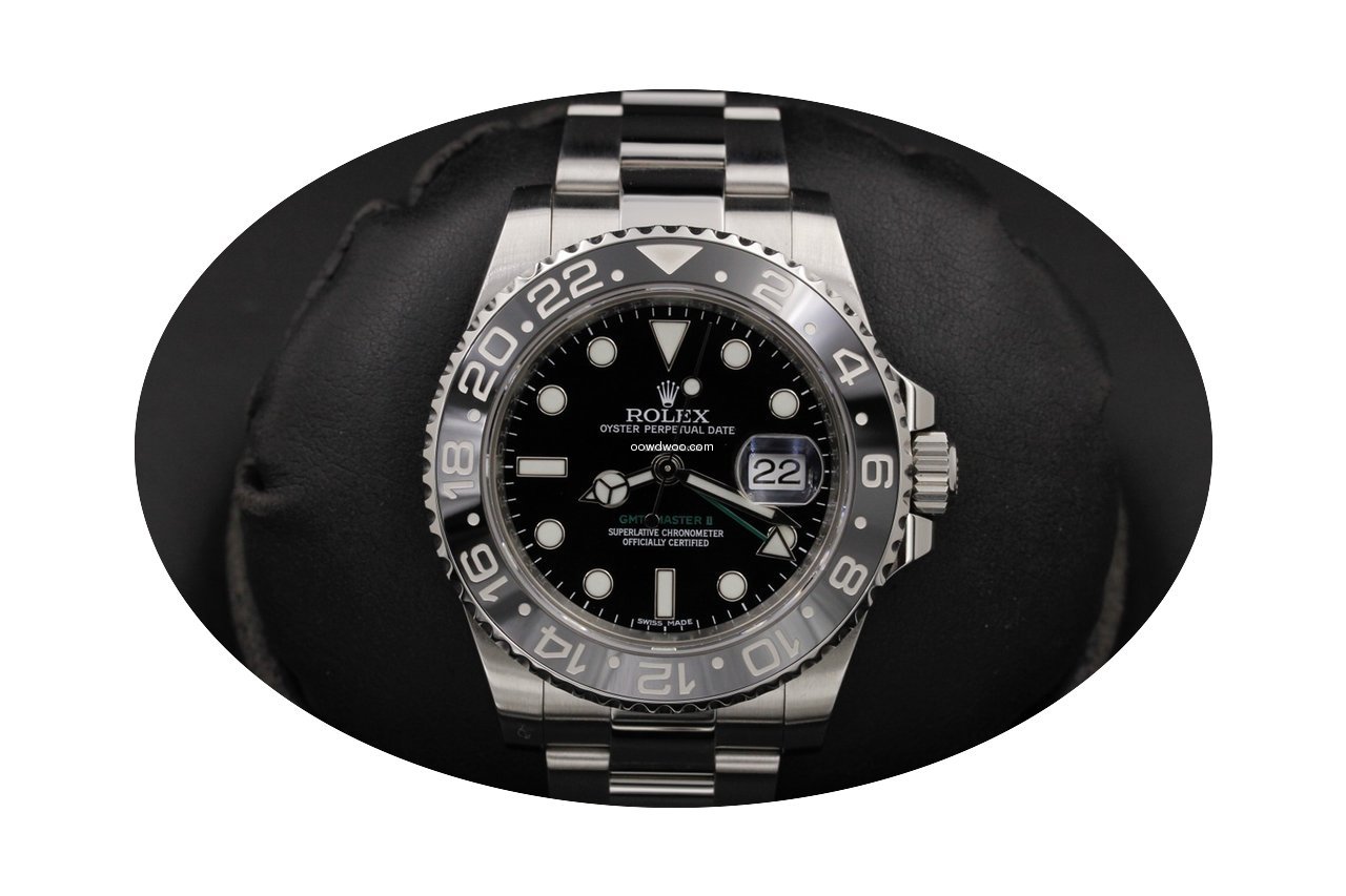 Rolex Gmt Master Ii 116710 Stainless Ste...