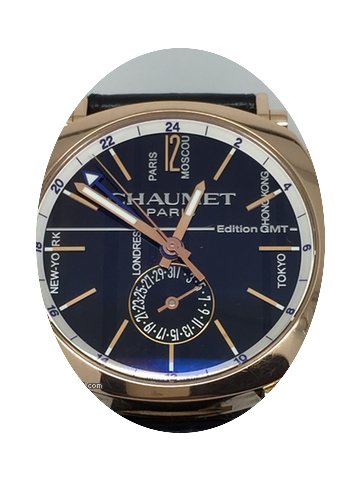 Chaumet GMT XL CHRONOGRAPH 18K ROSE GOLD...