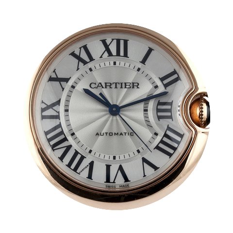 Cartier Ballon Bleu 36mm Rose Gold Leath...