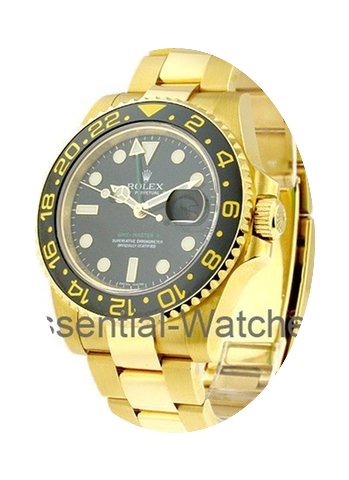 Rolex Used GMT Master II Yellow Gold Cer...