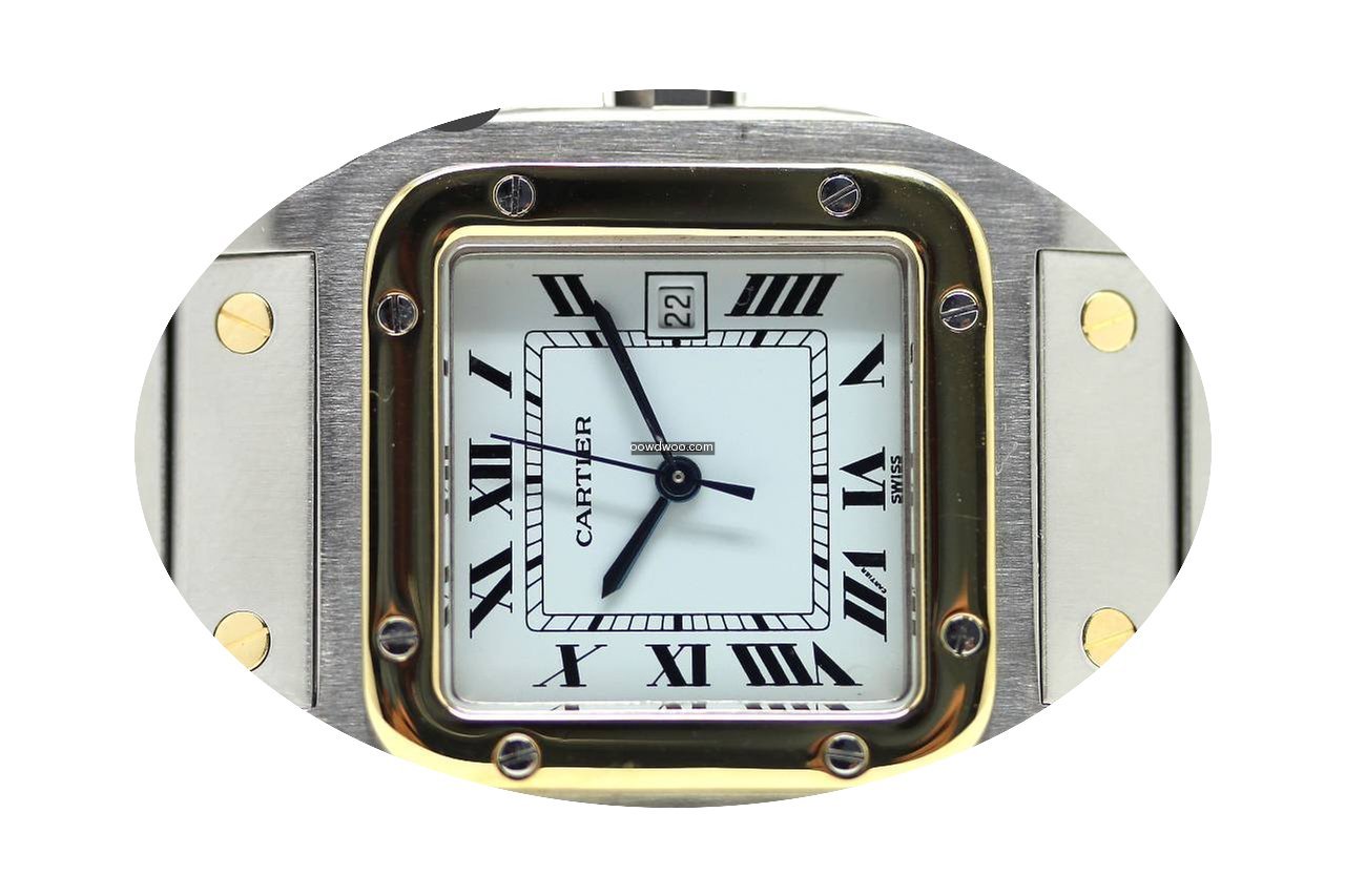 Cartier Santos Galbée Steel Gold...