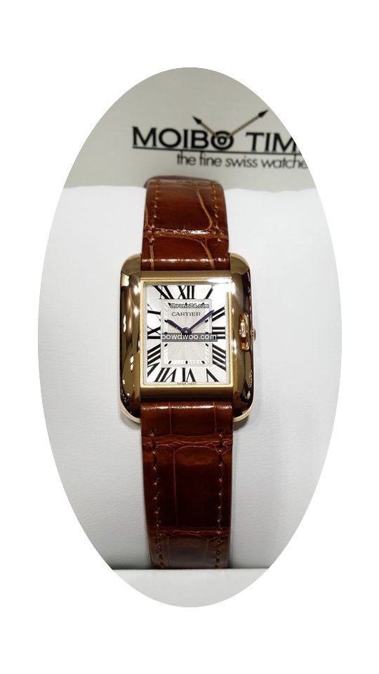 Cartier Tank Anglaise 18K Pink Gold Smal...