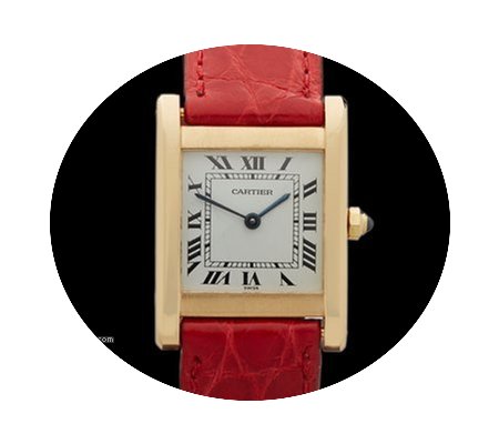 Cartier Tank Quartz 18k Yellow Gold Unis...