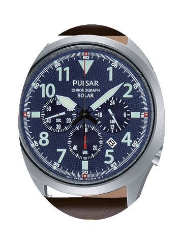 Pulsar PX5029X1 Solar-Chrono 43mm schwar...