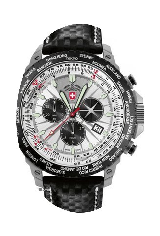 Swiss Military Hurricane Worldtimer Rawh...