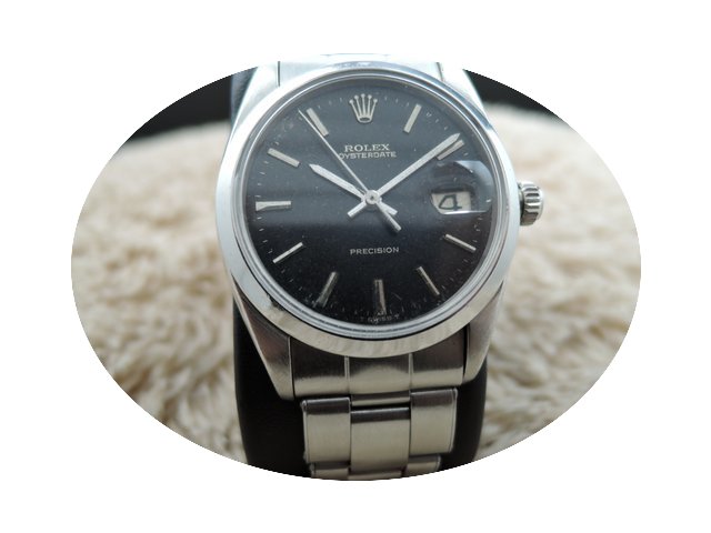 Rolex OYSTER DATE 6694 Original Gilt Dia...