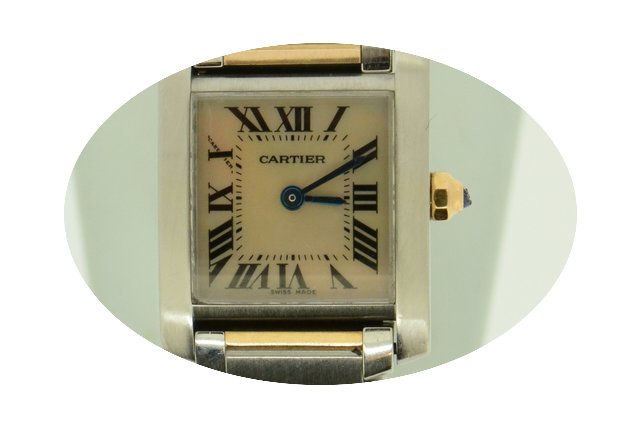 Cartier Tank Française rosé & staa...