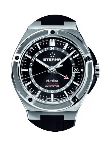 Eterna Kontiki 2 Time Zones Manufacture...