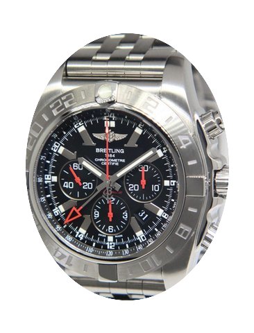 Breitling Chronomat GMT Steel Black Dial...