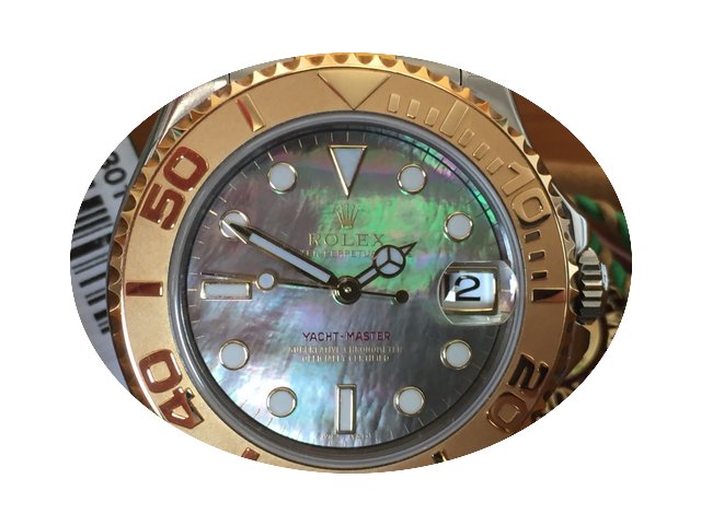 Rolex YACHT MASTER 35 MM ORO ACCIAO MADR...