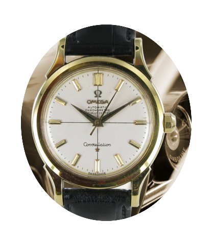 Omega Constellation Chronometer Gelbgold...