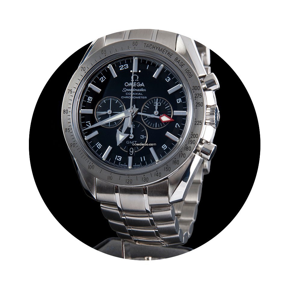 Omega SPEEDMASTER CO-AXIAL GMT CHRONOMET...